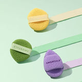 AMORTALS - Smiley Cleansing Puff - 2 Types 3pcs