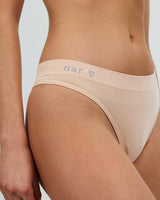 Cheeky Modal G-String Underwear - Bone