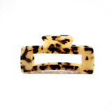 French Rectangle Hair Claw Clip – Acrylic (Large)