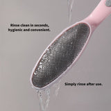 Dual-Action Foot File | Stainless Steel Pedicure Rasp for Smooth Heels