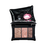 CHEERYEP Pillow Gem Collection 3-Color Eyeshadow Palette, Matte & Satin Shades