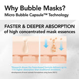 MENOKIN 30 Seconds Quick Bubble Mask 6 Types – Multi-Action Oxygen Foaming Mask