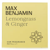 Max Benjamin Car Fragrance Refill - Lemongrass And Ginger 1pcs