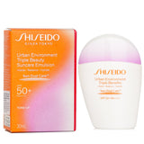 Shiseido Urban Environment Triple Beauty Suncare Emulsion SPF 50+ 30ml
