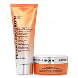 Peter Thomas Roth Full Size Potent C Vitamin C Brighteners 2 Piece Kit: Potent C Power Scrub 120ml + Potent C Hydra Gel Eye Patches 30pairs 2pcs