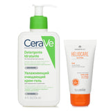 Heliocare by Cantabria Labs Heliocare by Cantabria Labs Heliocare Ultra 90 Gel SPF50 50ml X CeraVe Hydrating Cleanser For Normal to Dry Skin (With Pump) 236ml 2pcs