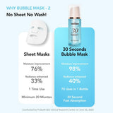 MENOKIN 30 Seconds Quick Bubble Mask 6 Types – Multi-Action Oxygen Foaming Mask
