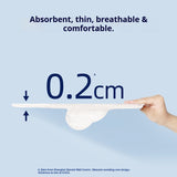 HERLAB Deep Blue Ultra-Thin soft Cotton Sanitary Pad (8 pcs)