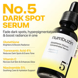 Numbuzin No.5+ Glutathione Vitamin Concentrated Serum 30ml | Brightening Serum