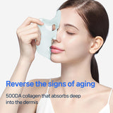 DERMAFIX Hyal Collagen Mask 8 Sheets – Hydrating & Moisturizing Blue