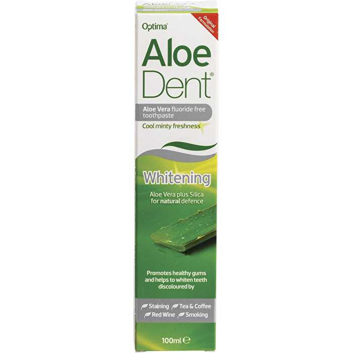 Aloe Dent Toothpaste Fluoride Free Whitening 100ml – Fresh Beauty Co