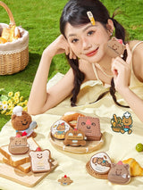 AMORTALS x TUNEE GOODS Croissant Makeup Sponge Set