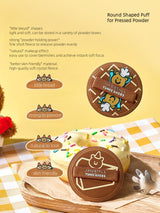AMORTALS x TUNEE GOODS Croissant Makeup Sponge Set