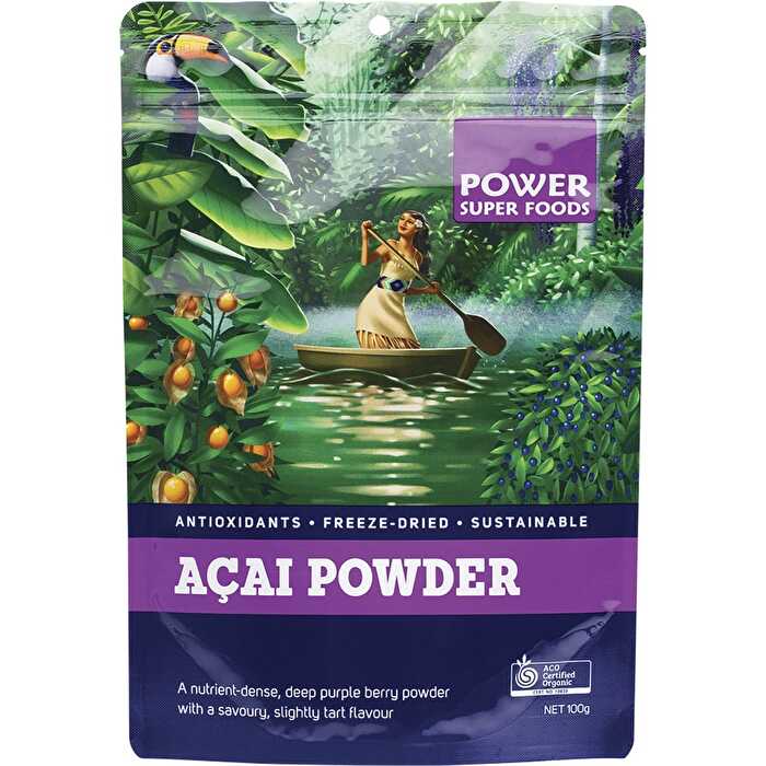 Power Super Foods Acai Powder Certified Organic 100g – Fresh Beauty Co.