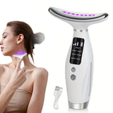 7-Mode Led Neck & Face Beauty Device – Skin Tightening, Lifting & Vibration