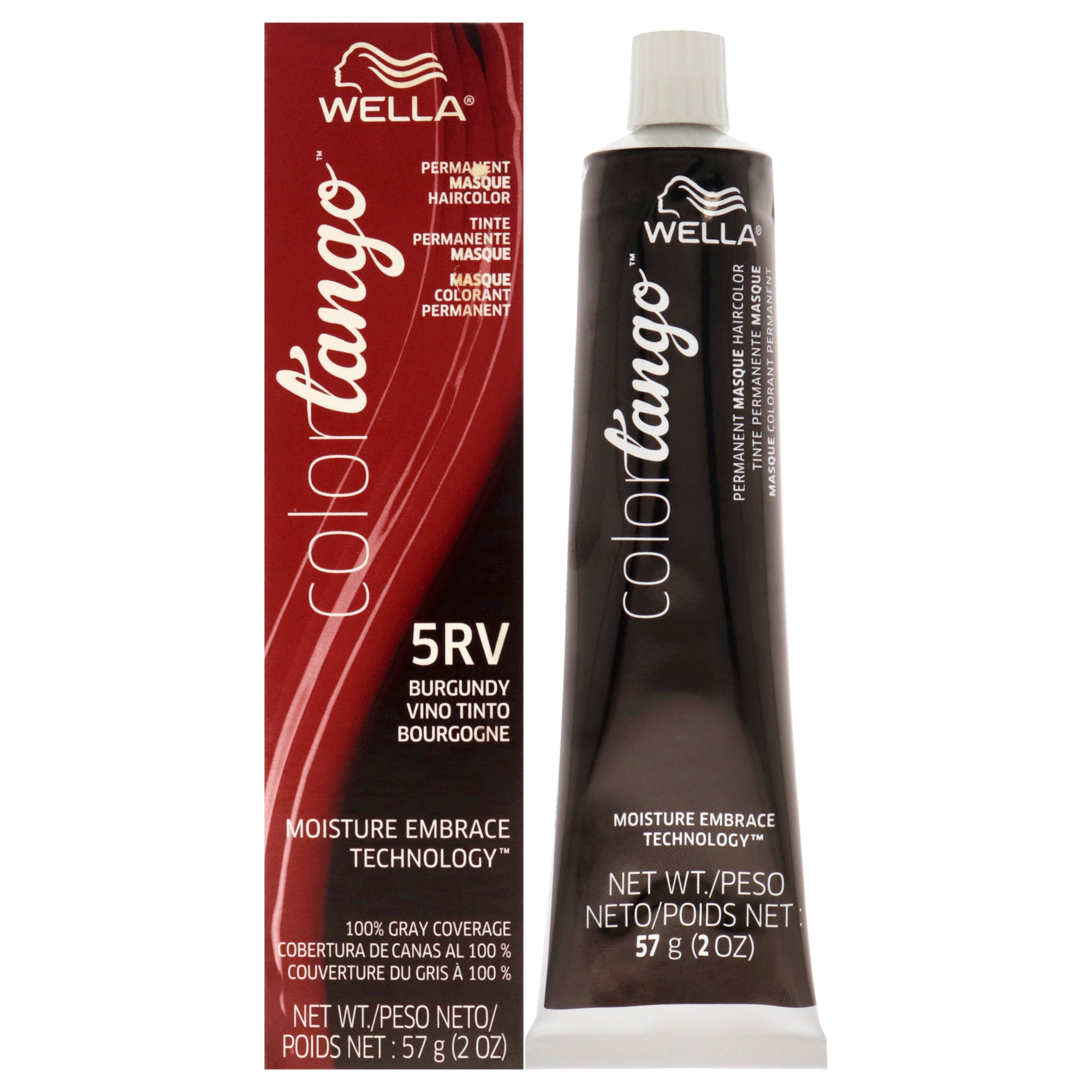 Wella Color Tango Permanent Hair Color 5RV Burgundy by Wella for
