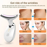 EMS Neck Face Lifting roller - LED Photon wellness, Wrinkle Remover ES-1081
