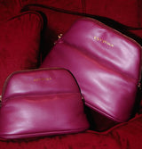 ESTETIKA MINEE Medium Makeup Bag - Burgundy
