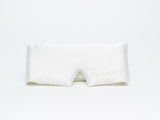 ESTETIKA Cooling Ivory White Silk Wide Eye Mask with Gift Box
