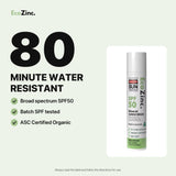 EcoZinc Natural Mineral Sunscreen SPF50 Clear 100g