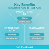 Numbuzin No.1 Pantothenic B5 Hyaluronic Active Clear Mask Sheet
