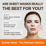 MENOKIN 30 Seconds Quick Bubble Mask 6 Types – Multi-Action Oxygen Foaming Mask