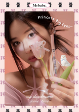 FLORTTE Double-Sided Eyeshadow Pencil – Dual-Ended Under Eye Highlight & Contour Stick for Natural Eye Makeup Princess Aegyo Sal Volumizing