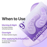 Numbuzin No.9 NAD+ Collagen Under Eye Patches (5pc)