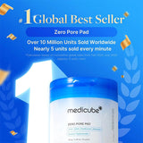 Medicube Zero Pore Pad 2.0 AHA BHA Exfoliating Toner Pad (70 Pads)