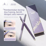 AMORTALS Double-Ended Micro Precision Eyebrow Razors – 2 Pieces