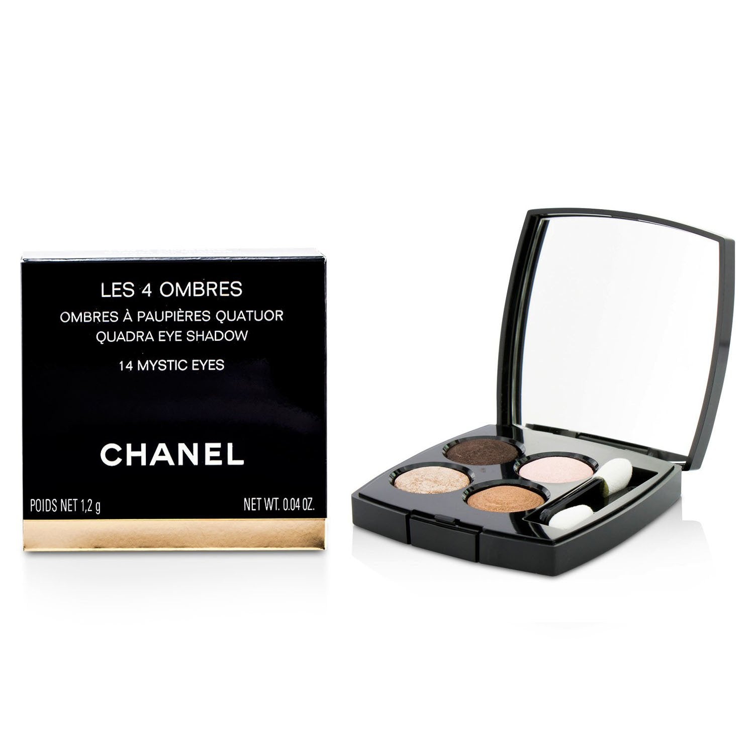 CHANEL LES 4 OMBRES 14 MYSTIC EYES★新品未使用 Chanel Les 4 Ombres Eye Makeup - No. 14 Mystic Eyes 4x0.3g – Fresh