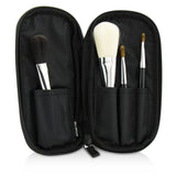 Shu Uemura Portable Brush Set (Face, Cheeks, Eye Shadow & Lips) 4pcs +1Case