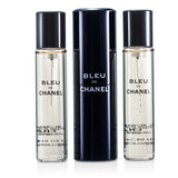 Chanel Bleu De Chanel Eau De Toilette Travel Spray & Two Refills 3x20ml/0.7oz