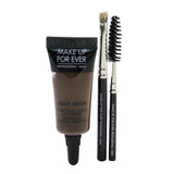 Make Up For Ever Aqua Brow Kit - #30 Dark Brown 7ml/0.23oz