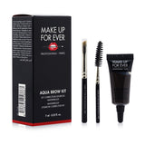 Make Up For Ever Aqua Brow Kit - #40 Brown Black 7ml/0.23oz