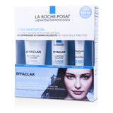 La Roche Posay Effaclar Dermatological Acne System: Gel Cleanser 100ml + Clarifying Solution 100ml + Acne Treament 20ml 3pcs