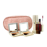 Kanebo Cheek & Lip Makeup Set With Pink Cosmetic Bag (2xCheek Color, 3xMode Gloss, 1xBrush, 1xCosmetic Bag) 6pcs+1bag