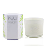iKOU Eco-Luxury Aromacology Natural Wax Candle Glass - De-Stress (Lavender & Geranium)