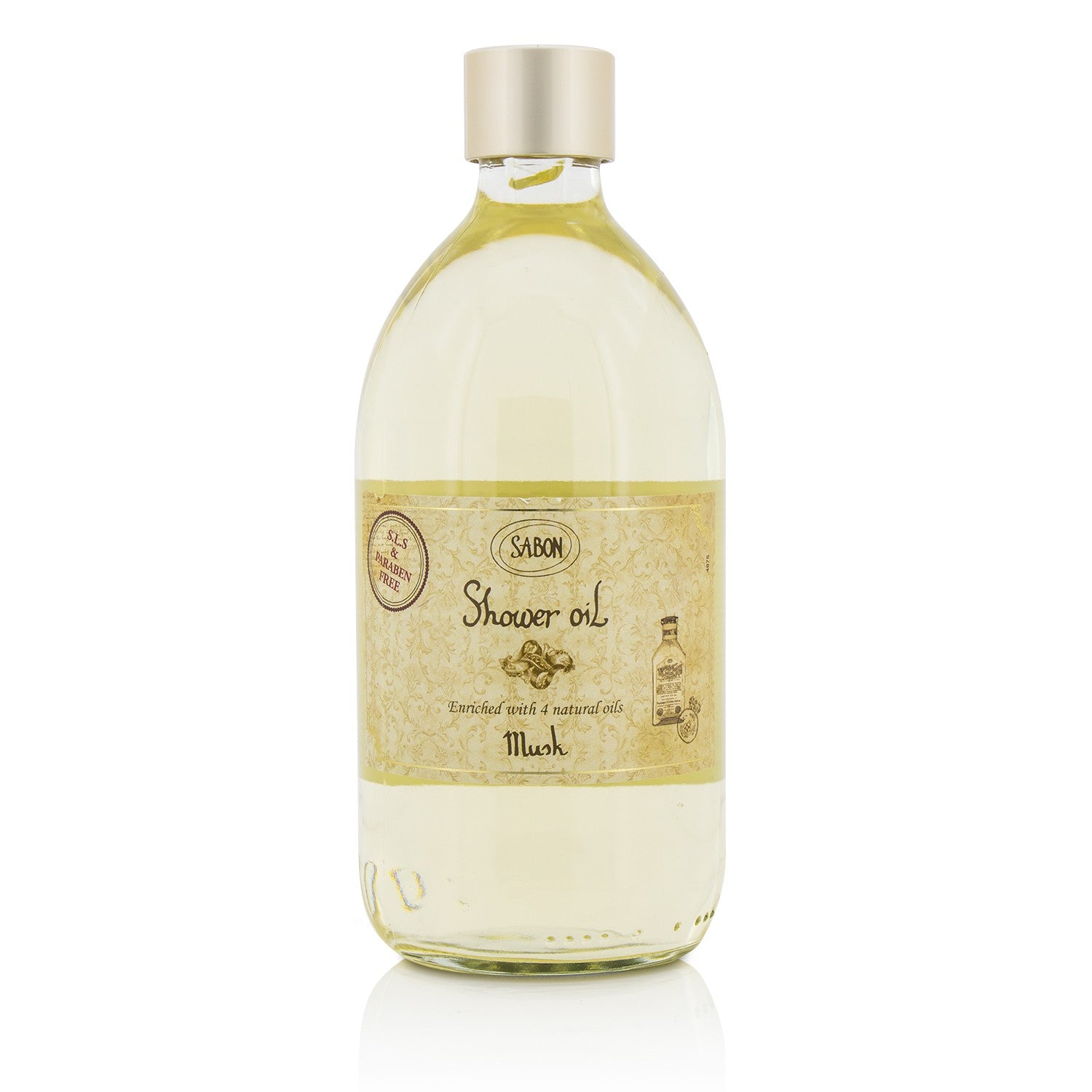 Sabon Shower Oil Musk 500ml/17.59oz Fresh Beauty Co.