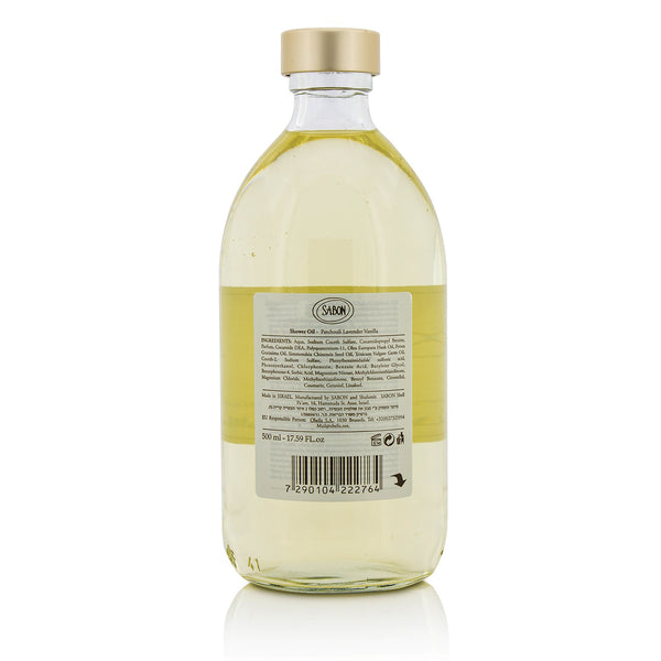 Sabon Shower Oil - Patchouli Lanvender Vanilla  500ml/17.59oz