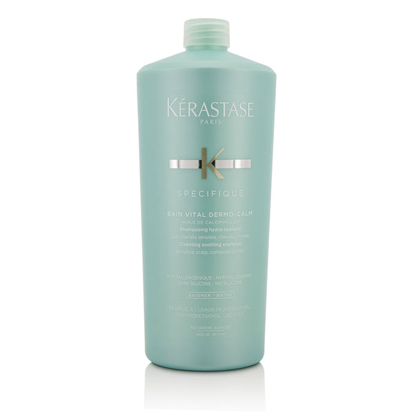 Kerastase Specifique Bain Vital Dermo-Calm Cleansing Soothing Shampoo (Sensitive Scalp, Combination Hair)  1000ml/34oz