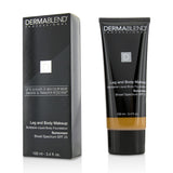 Dermablend Leg and Body Make Up Buildable Liquid Body Foundation Sunscreen Broad Spectrum SPF 25 - #Tan Golden 65N