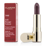 Clarins Joli Rouge Velvet (Matte & Moisturizing Long Wearing Lipstick) - # 744V Plum