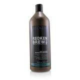 Redken Brews Mint Shampoo (Invigorating For Hair and Scalp) 1000ml/33.8oz