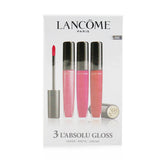 Lancome 3 L'absolu Gloss (#317 Sheer, #378 Matte, #132Cream) 3pcs