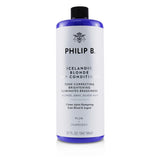 Philip B Icelandic Blonde Deep Conditioner (Tone Correcting Brightening Eliminates Brassiness - Blonde, Gray, Silver Hair)