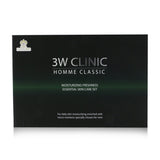 3W Clinic Homme Classic - Moisturizing Freshness Essential Skin Care Set: Essential Skin 150ml+30ml + Essential Lotion 150ml+30ml