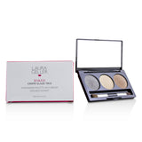Laura Geller Baked Cream Glaze Trio Eyshadow Palette With Brush - # Golden Sunset