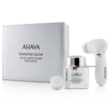 Ahava Diamond Glow Facial Micro-Polish Exfoliator (1x Micro-Exfoliating Cream 50ml, 1x Cleansing Device, 1x Brush Head)