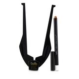 Billion Dollar Brows The Brow Buddy Kit - 1x Brow Buddy - Black, 1x White Pencil 2pcs